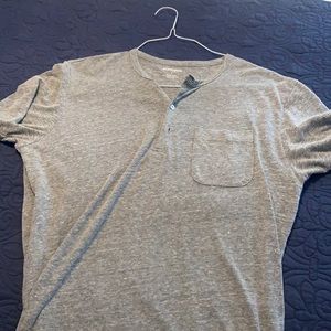 Bonobos Gray Button T Shirt Medium